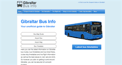 Desktop Screenshot of gibraltarbus.com